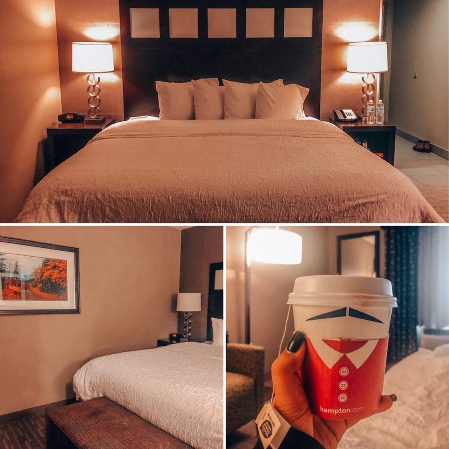 汉普顿酒店-指南卡尔加里加拿大城市和市中心的酒店，与所有的预算选项。方便前往班夫国家公园进行一日游和冒险，餐厅和其他可以在白天或晚上做的事情，包括特别活动，如Stampede和更多#卡尔加里#加拿大#加拿大酒店
