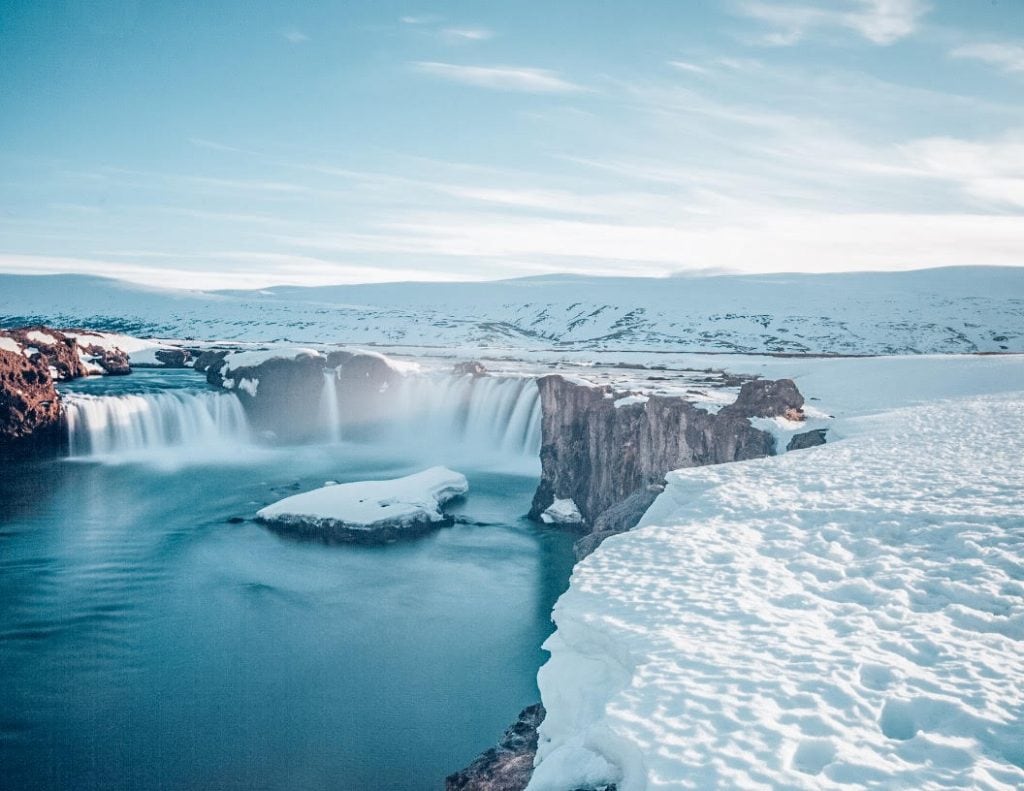冬天的冰岛