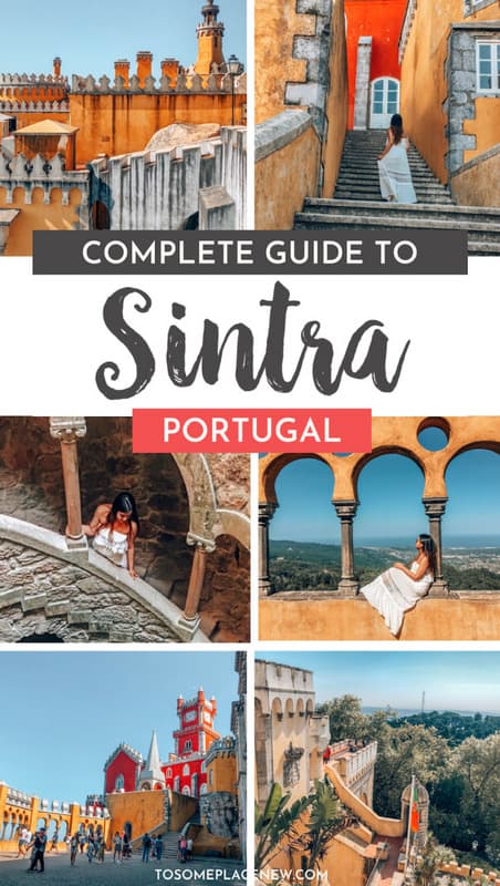 辛特拉葡萄牙一日游从里斯本|探索最好的辛特拉葡萄牙城堡与卡波达拉科，Quinta de Regeleira在一天|获得灵感，辛特拉葡萄牙摄影Pena宫殿花园和更多#辛特拉#葡萄牙# tosomeplacennew