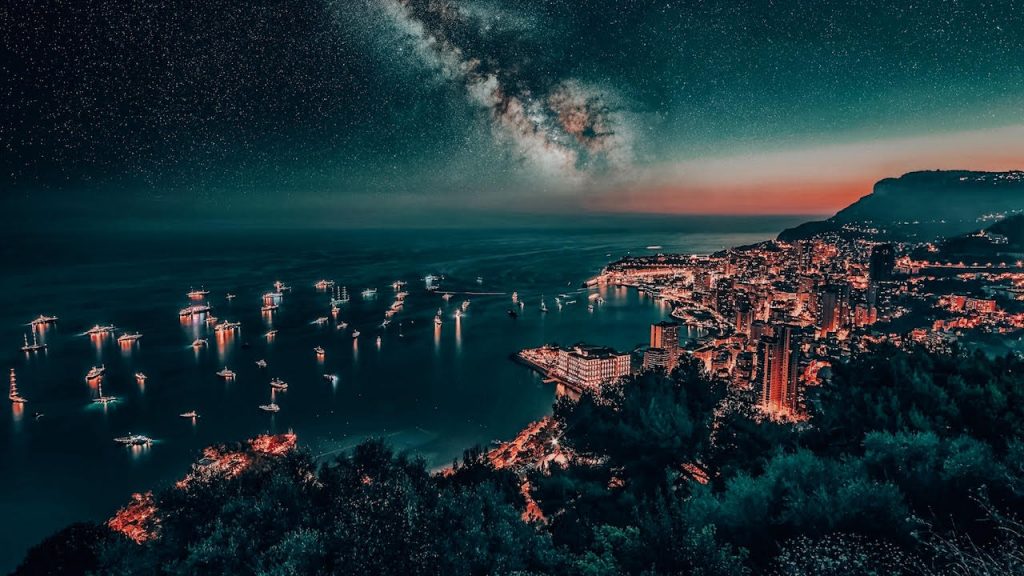 夜晚的摩纳哥——法国南部最好的地方