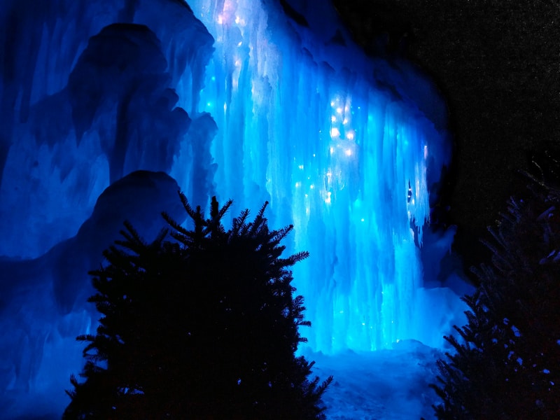 冰雪城堡之夜美国最好的冬季假期