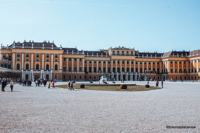 维也纳3月的美泉宫