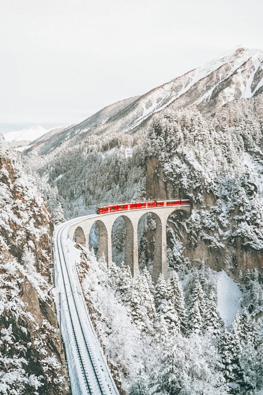 瑞士最美丽的火车之旅