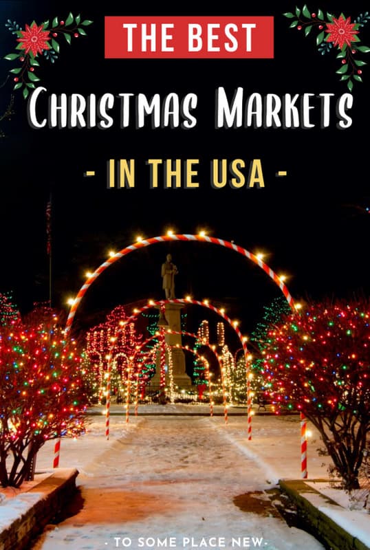 美国圣诞市场的别针