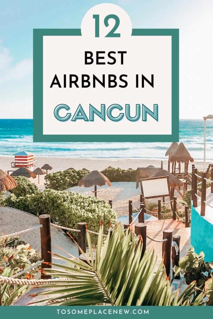墨西哥坎昆Airbnb的别针
