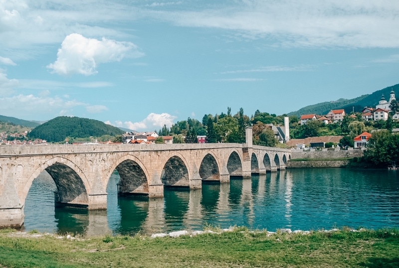 波斯尼亚和黑塞哥维那维谢格拉德德里纳河上的默罕默德·帕萨·索科洛维奇大桥