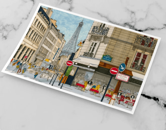 巴黎的明信片